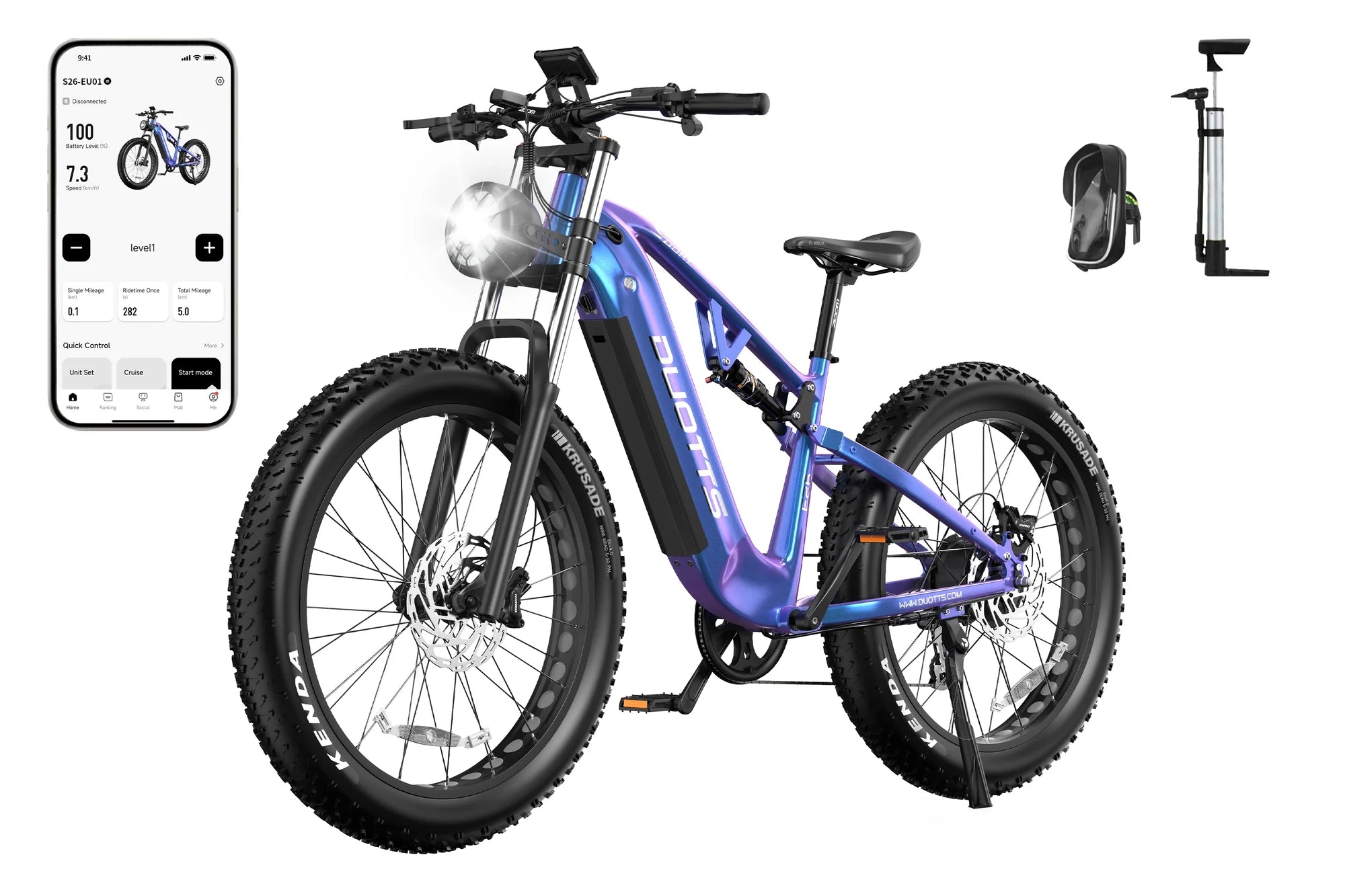 DUOTTS E26 Elektro-Fatbike