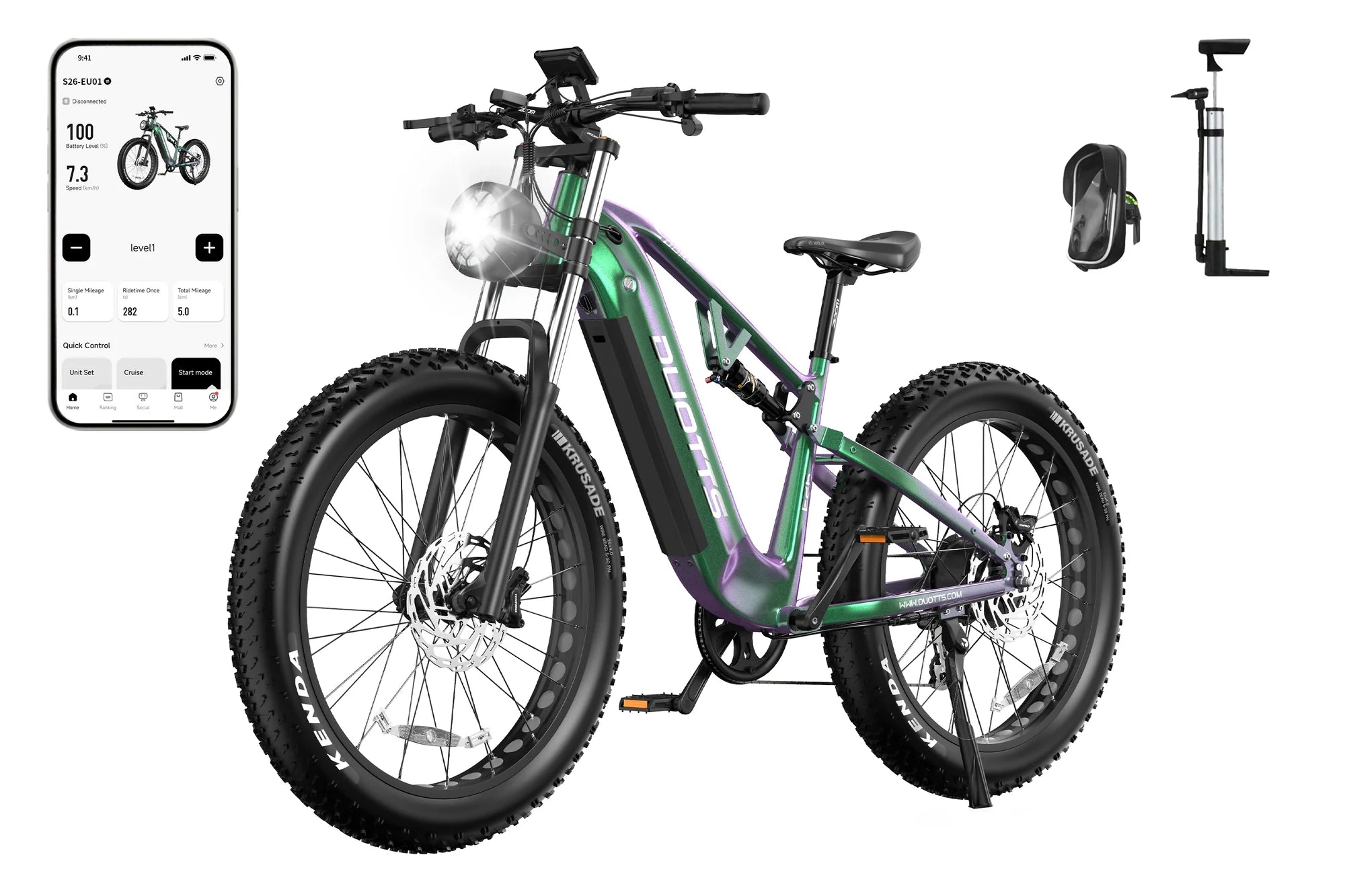 DUOTTS E26 Elektro-Fatbike