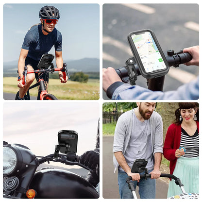 Waterdichte telefoonhouder voor fiets en scooter